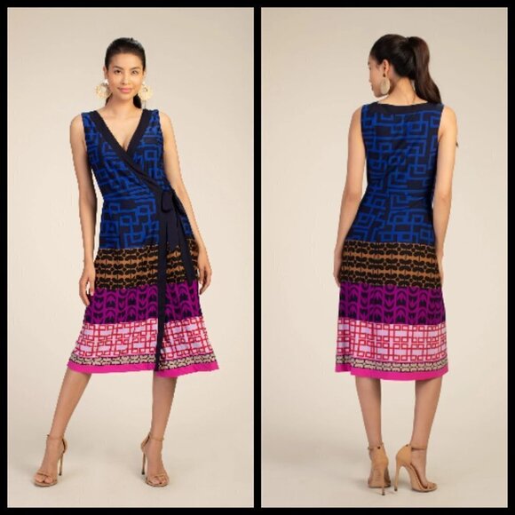 💕TRINA TURK💕 Krisel Midi Wrap Dress - Picture 1 of 8